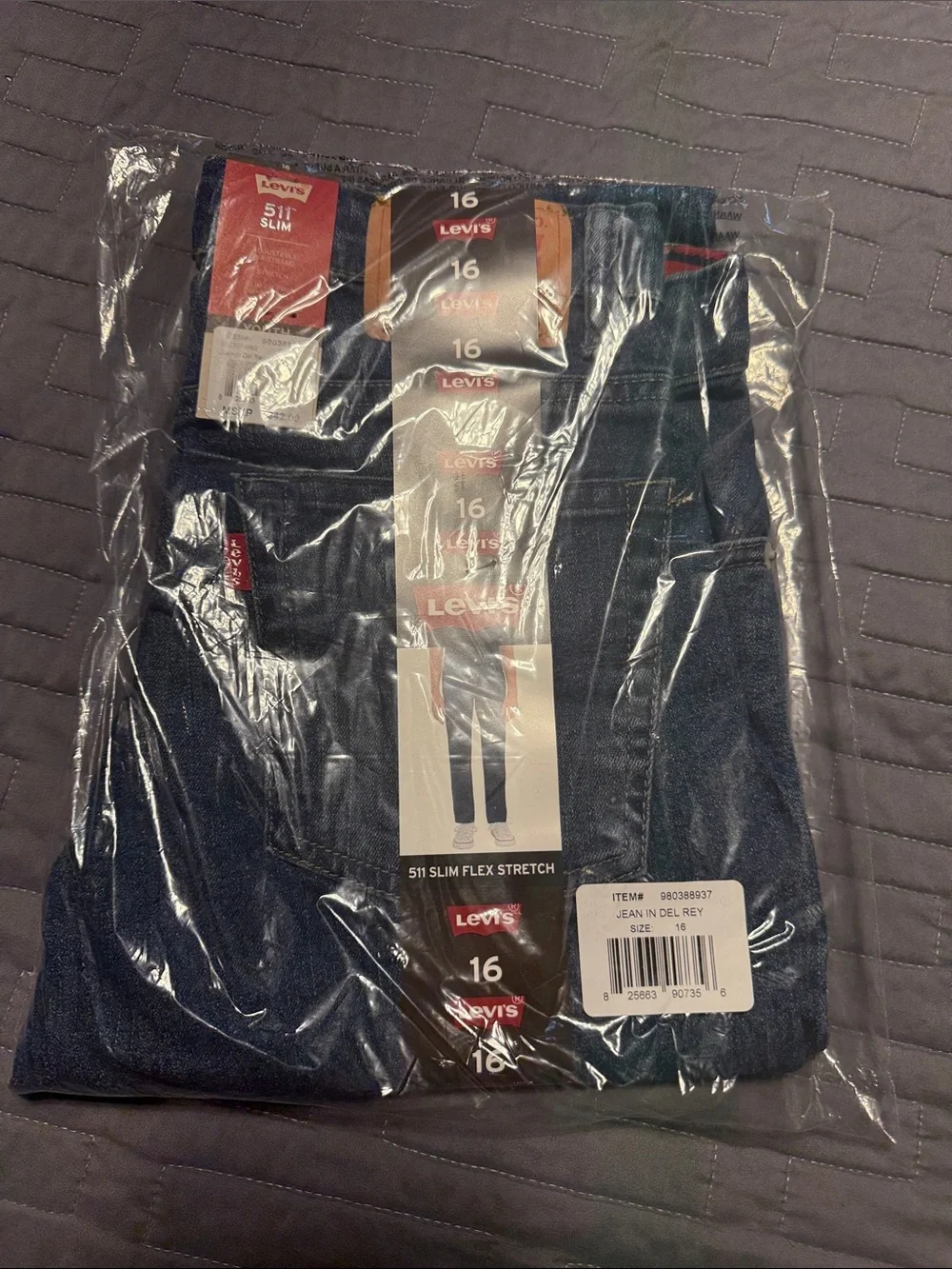 Levi's Kids Slim Jeans in Dark Blue